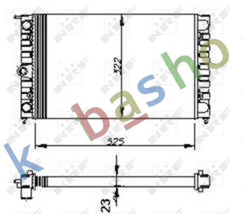 Engine radiator fits for - engine,