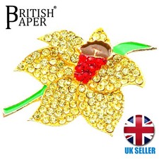 Daffodil pin brooches yellow - brooches,