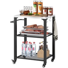 Outsunny 3-Shelf Outdoor Grill