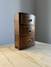 Mango Wood Handcrafted Miniature Drawers, Hand Painted, Vintage Furniture