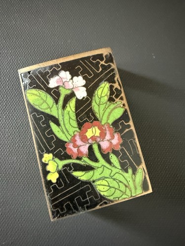 Vintage brass enamel - vintage,
