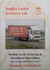 Original Anglia Grain Services Ltd Seed Cleaning Specialists Brochure, c 1990's