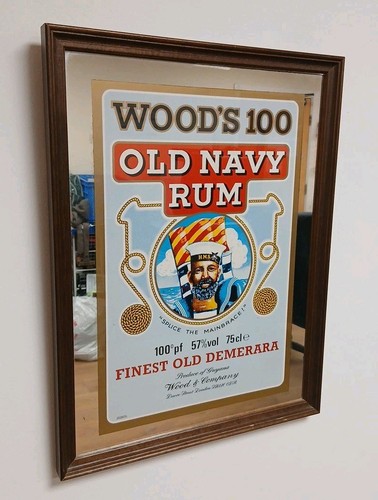 Wood 100 old navy - navy, rum