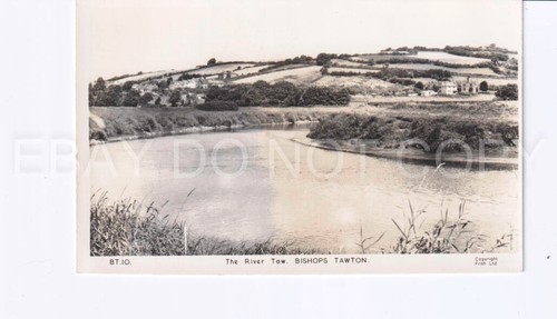 Postcard the river taw at - river,