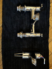 Bristan Chrome Bathroom Taps - Bath Mixer + Monoblock Basin