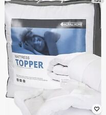 Luxurious 10cm Hotel Quality Microfiber Mattress Topper with Straps Deep Comfort