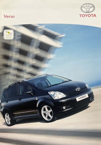 Toyota verso brochure - verso,