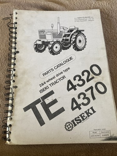 Iseki tractor 4320 4370 - tractor, te