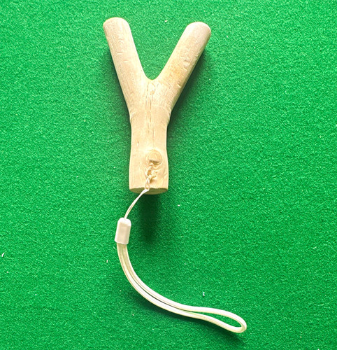 Wooden shaped catapult - y-shaped,