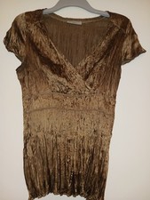 Ladies Brown Marks And Spencers Top 12/14  Says 16 But To Small For Me .