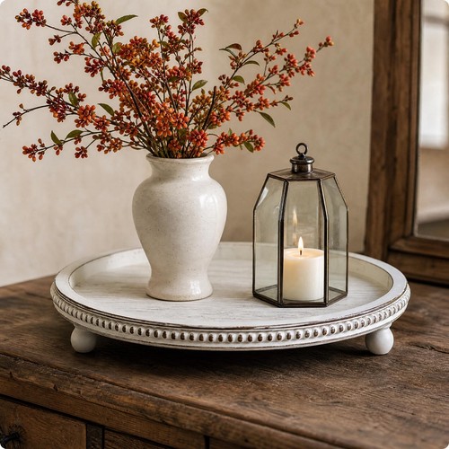 Round wooden decorative - round,
