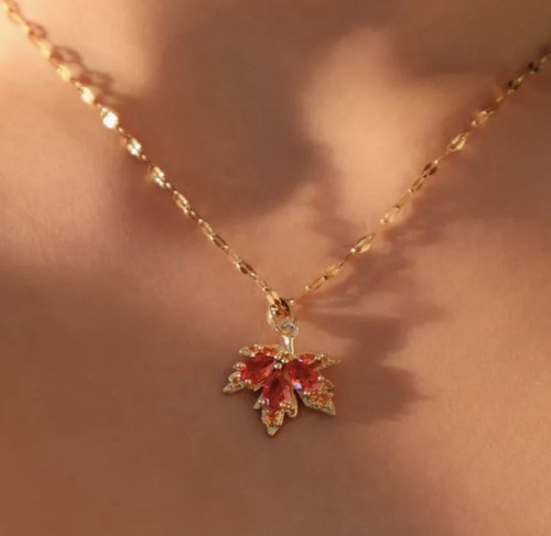 18k gold plated necklace with - 18k,