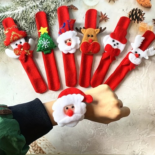 Christmas slap bracelets - christmas, –