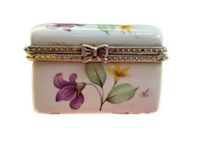 French Trinket Box Silver