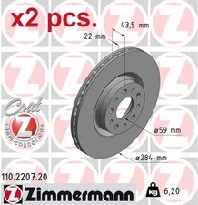X2 PCS FRONT BRAKE DISC ROTOS