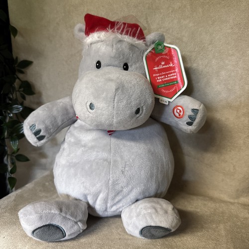 Hallmark plush hippo sings - hallmark,