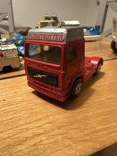 Vintage Corgi die-cast Volvo Globetrotter truck cab.