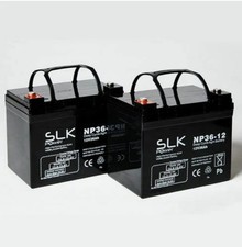 Pair x 12v 36AH AGM Mobility
