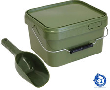 5L Square Green Bait Bucket