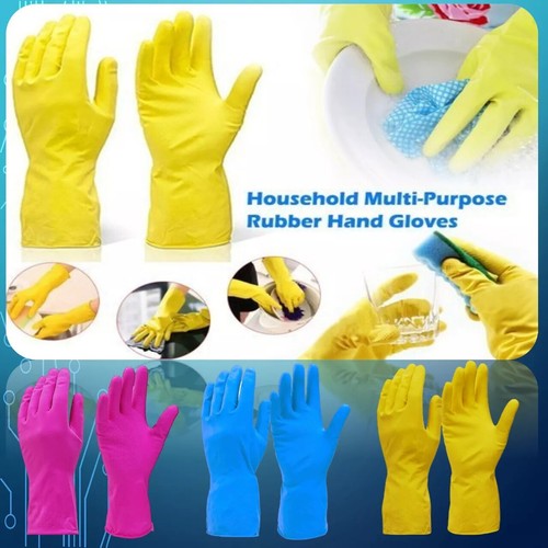 Pairs rubber gloves - pairs, large