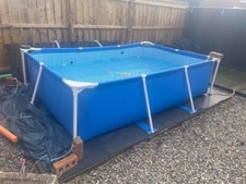 Intex Rectangular 3M Pool With Pump, Filter, Steps, Foam Base & Accessories