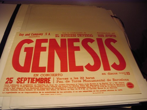 Genesis original poster tour - genesis,
