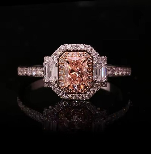 6cttw fancy pink radiant cut - radiant,