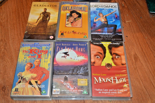 Vhs video films action - video,