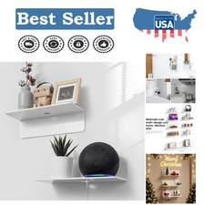 Wall-Mounted White Floating