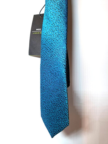 Moss bros 100 silk tie - moss,