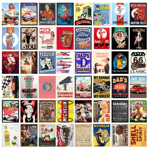 Garage metal tin sign - metal, plaque