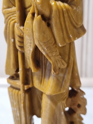Vintage oriental soapstone - vintage,
