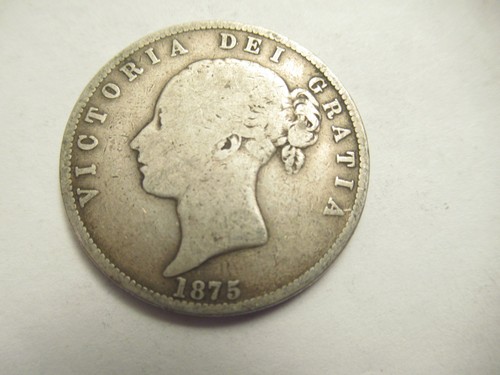 1875 great britain silver half - britain,