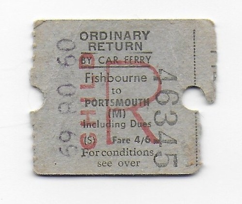 Railway ticket fishbourne - ticket, br