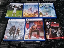 5x PS5 Games Joblot , Top Games Wwe 2k25, Horizon Remastered, God Of War Etc