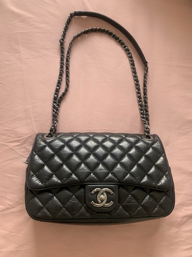 Chanel black lambskin rhw - chanel,