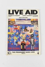 Live Aid Concert Programme