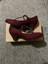 Raspberry Red Pink T-Strap