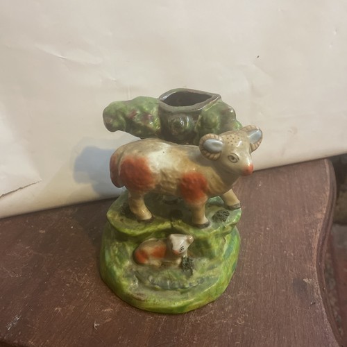 Staffordshire style spill vase - style,