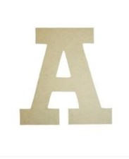 ROCKWELL FONT WOODEN MDF LETTERS. 18MM FREE STANDING , 6MM WALL MOUNTED 