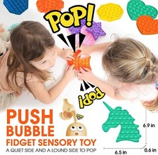 Pop Em Rainbow Lolly Push