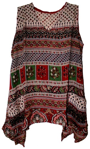Indian floral boho - indian, top