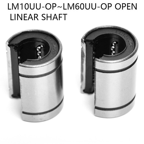 Open linear shaft bar rail - open,