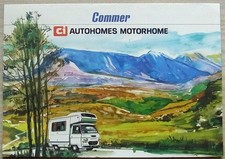 COMMER BASED CI AUTOHOMES MOTORHOME Caravan Sales Brochure c1975