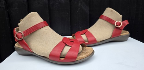 Hotter red leather - red, "island"