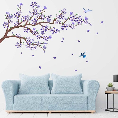 Purple cherry blossom - cherry,