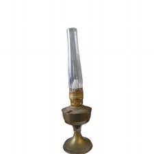 Vintage brass Aladdin Model  23  Oil Lamp With Glass Funnel. 