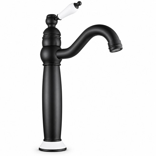 Matte black victorian tall - black,