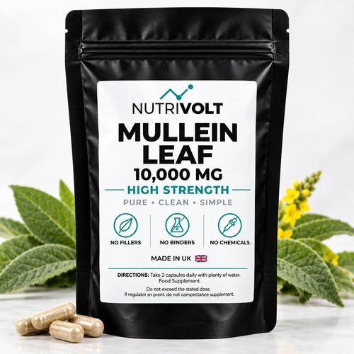 Mullein leaf capsules 000mg - leaf,