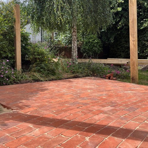 Handmade clay paving brick - clay,